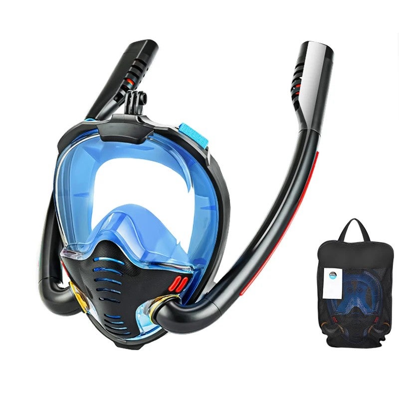 Bluejw Eco Friendly Swim Scuba Diving Full Face Mask Go Pro Mount  Diving Mask for Adults - Image 2
