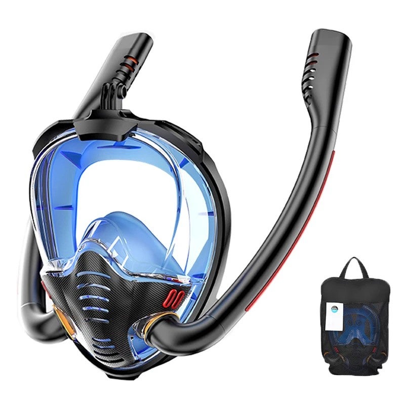 Bluejw Eco Friendly Swim Scuba Diving Full Face Mask Go Pro Mount  Diving Mask for Adults - Image 1