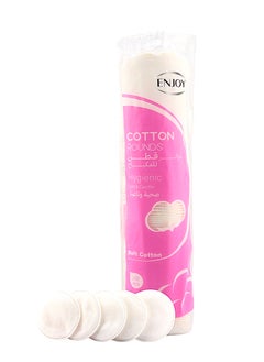 ENJOY "Enjoy Cotton Rounds – Soft & Gentle Makeup Removal Pads, 100pcs"  - Image 1