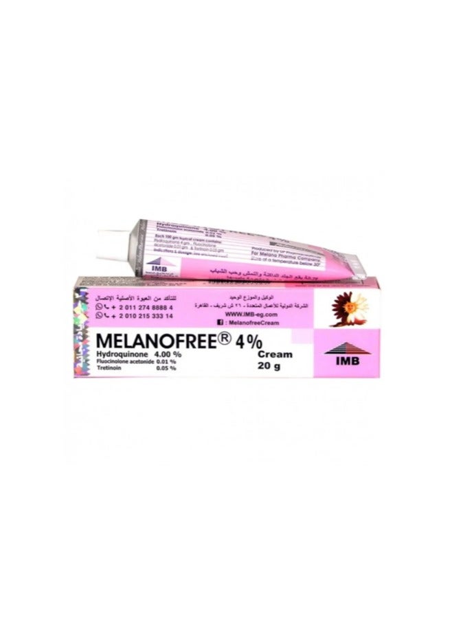 Melanofree Pharma 4% Dark Spot Correcting Cream - 20g