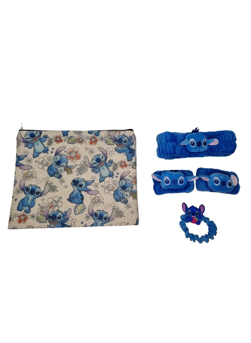 Lilo & Stitch Stitch birthday gift items make up bag and accessories - Image 1