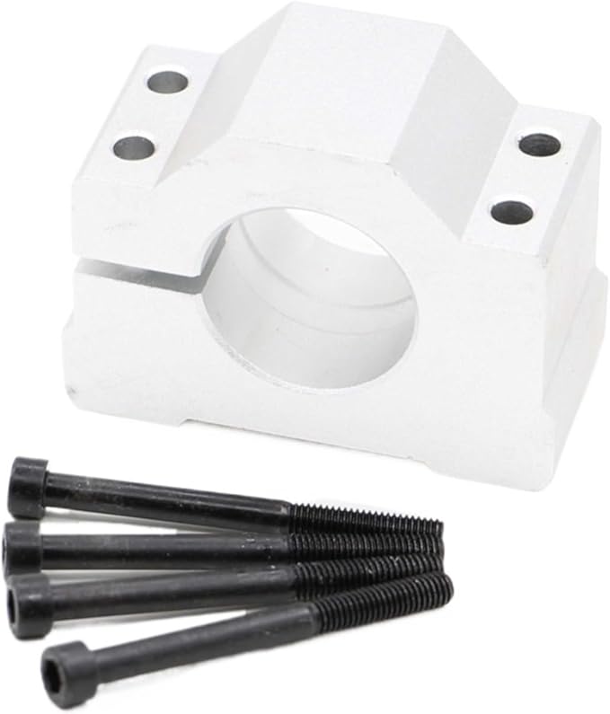 46mm CNC Spindle Motor Clamp Bracket Aluminum Fixture For 20 22 24 26 28 30 32 34 36 38 40 42 44 46mm - Image 1