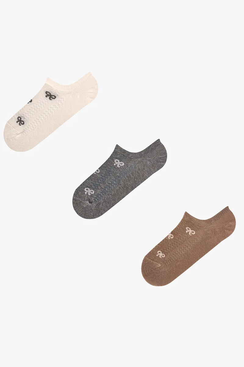 Penti PENTI Ribbon Jacquard Sneaker Socks