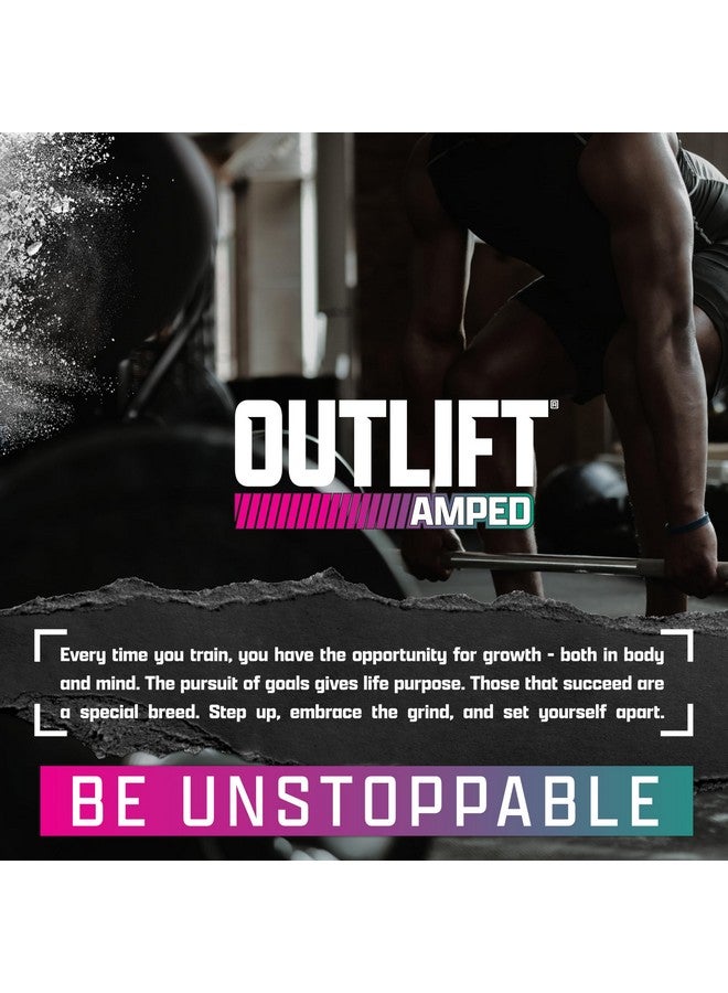 نورتكس ريسيرش مسحوق ما قبل التمرين OUTLIFT Amped Max Dosed HIGH STIM 6 جرام من السيترولين، 3.2 جرام من بيتا ألانين، ألفا جي بي سي، كوجناتيك، طاقة قصوى، مضخات ضخمة، إلكتروليتات (بنكهة الفراولة والبطيخ، 22 وجبة) - Image 5
