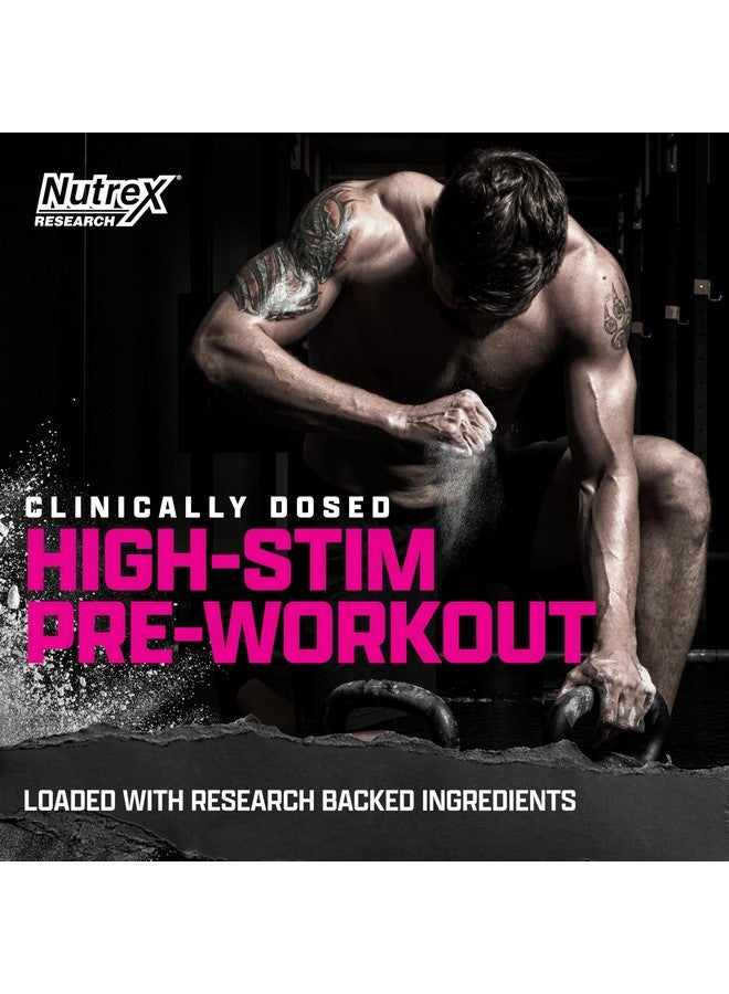 نورتكس ريسيرش مسحوق ما قبل التمرين OUTLIFT Amped Max Dosed HIGH STIM 6 جرام من السيترولين، 3.2 جرام من بيتا ألانين، ألفا جي بي سي، كوجناتيك، طاقة قصوى، مضخات ضخمة، إلكتروليتات (بنكهة الفراولة والبطيخ، 22 وجبة) - Image 2