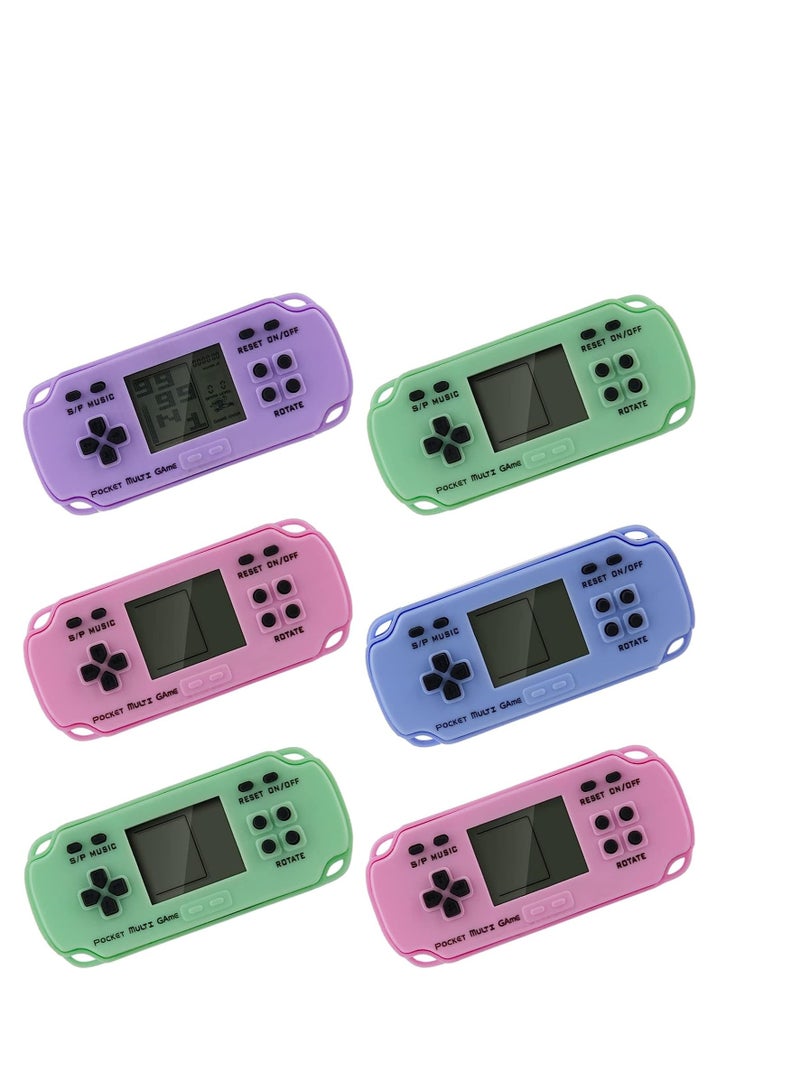 Zikra Video Game Party Favors Video Game Keychain Multi Colors Gamer Party Supplies Video Game Party Decoration Gift Ideal for Kids 6PCS - Image 1