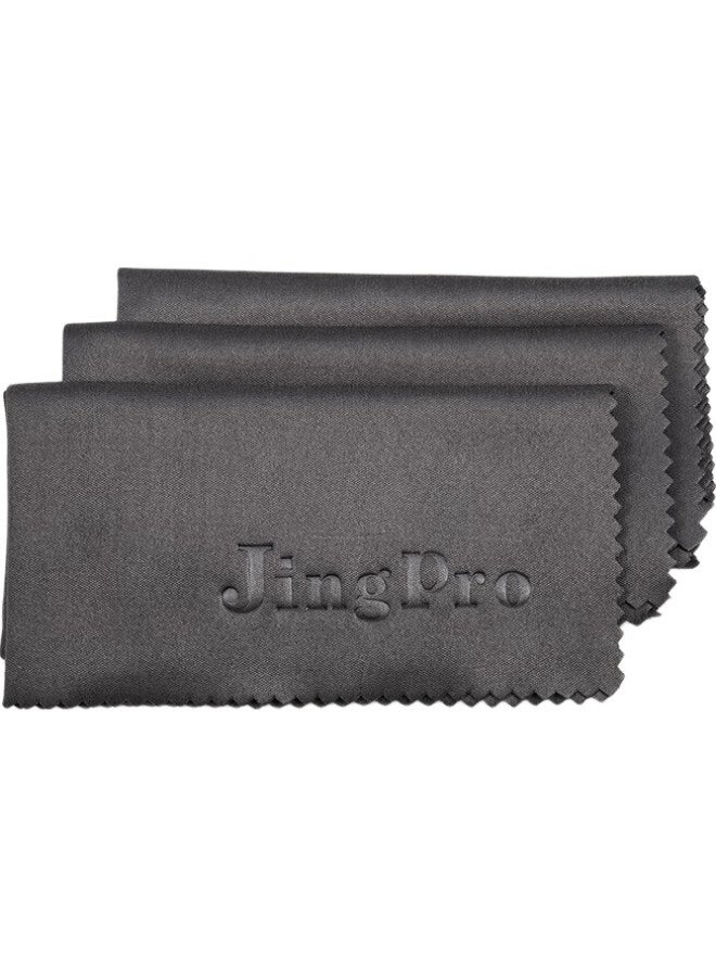 Mirror State Mirrorbon Professional High-End Eyeglass Cleaning Cloth For Cleaning Eyeglass Lenses And Screens, 3-Pack (Random Colors) - Image 1