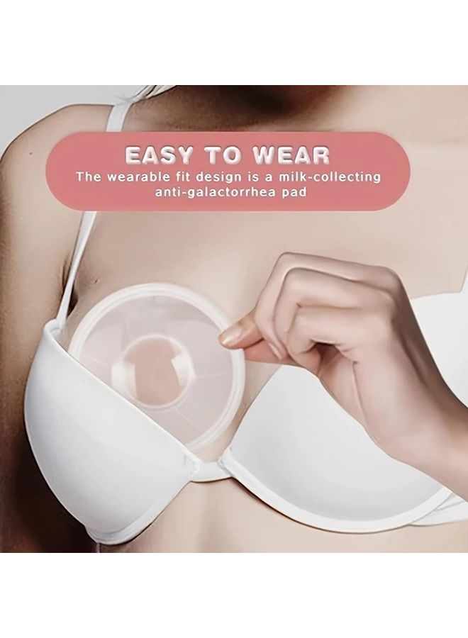2pcs Breast Milk Collector Storage Pods Portable Hygienic Easy Clean Leakproof - Image 5