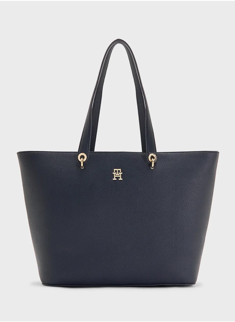 تومي هيلفيغر Top Handle Tote