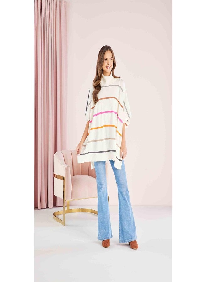 مد باي بونشو جونو المخطط من مود باي للنساء، متعدد الألوان، مقاس واحد - Image 3