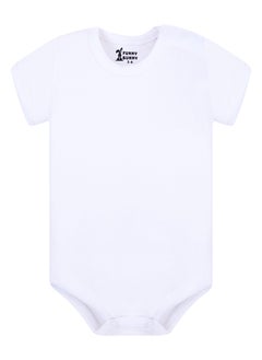 Funny Bunny Pack of 3 Cotton Half Sleeve Bodysuit for Baby  - Image 2