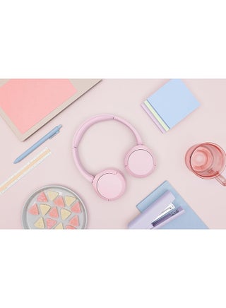 WH-CH520 Wireless Headphones Bluetooth On-Ear Headset with Microphone Pink - view 5