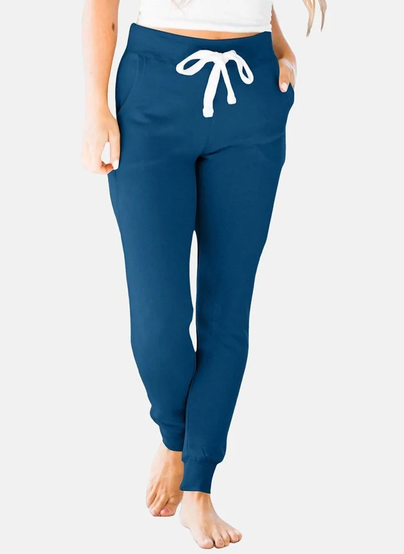 يونيكي Blue Plain Jogger Trouser