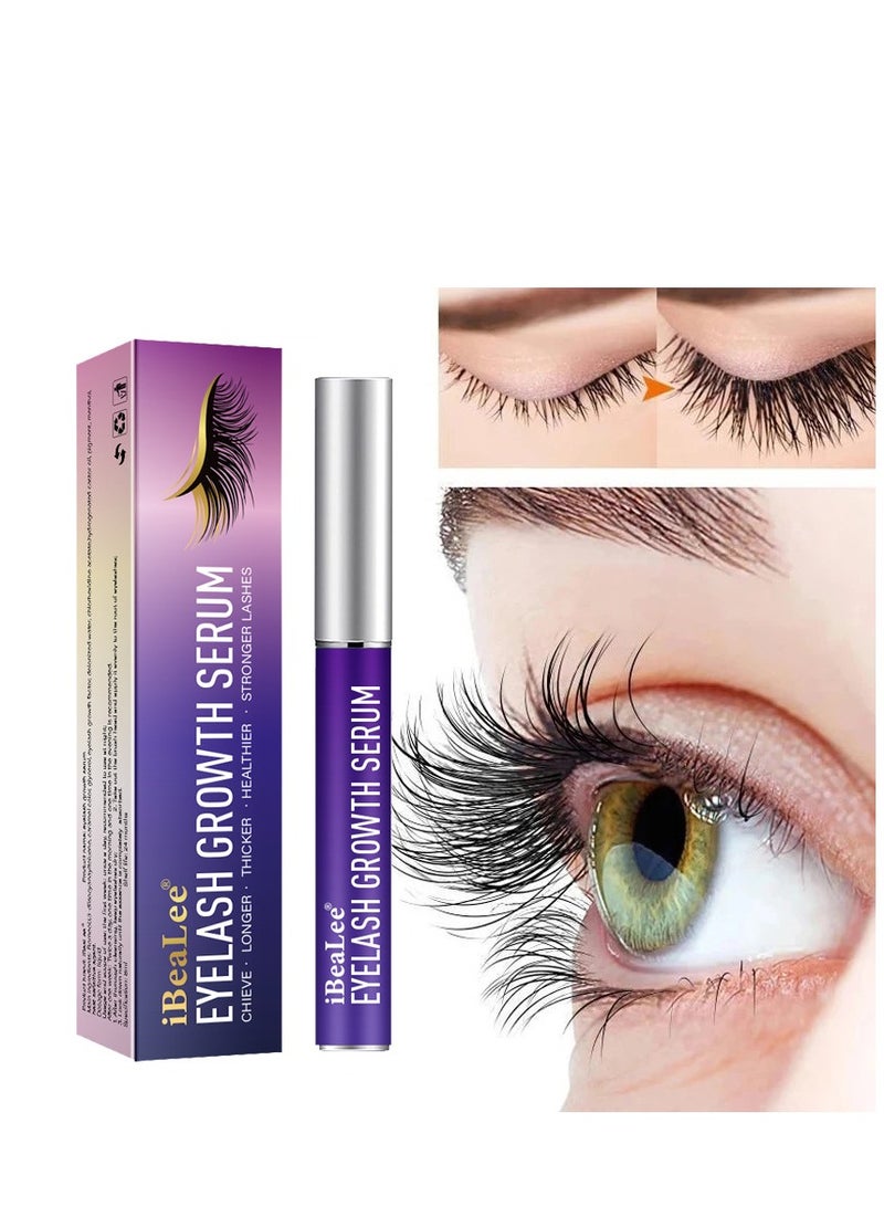 iBealee Eyelash Growth Essence,Eyelash Nutritional Serum,Moisturizing,Curling,Thick and Long Eyelashes (8ml)  - Image 1