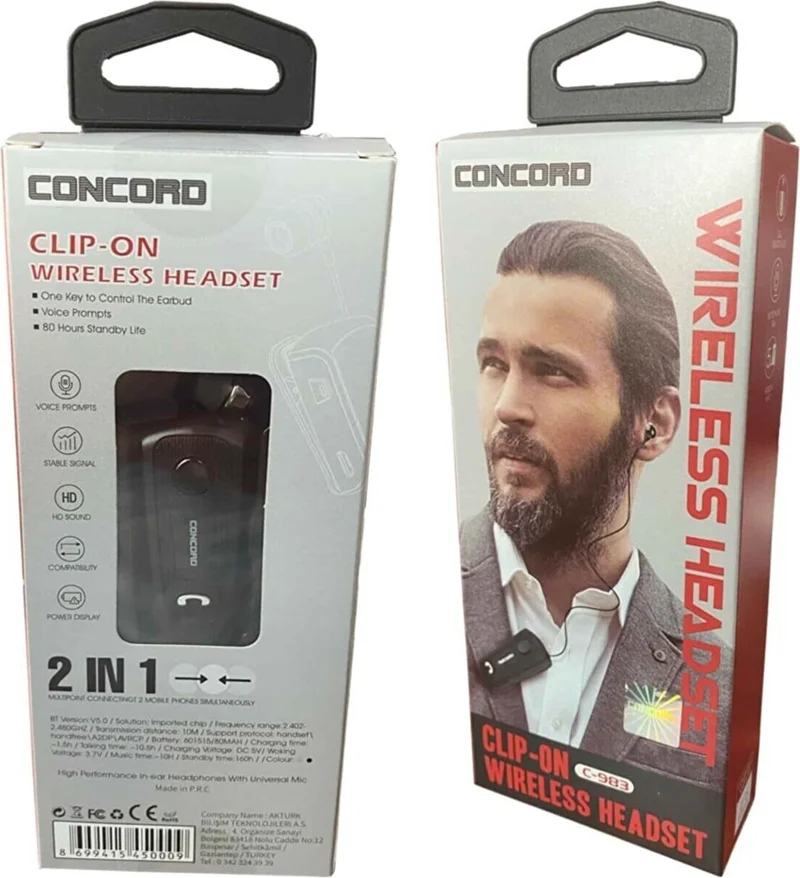 كونكورد Roller Vibration Bluetooth Headset