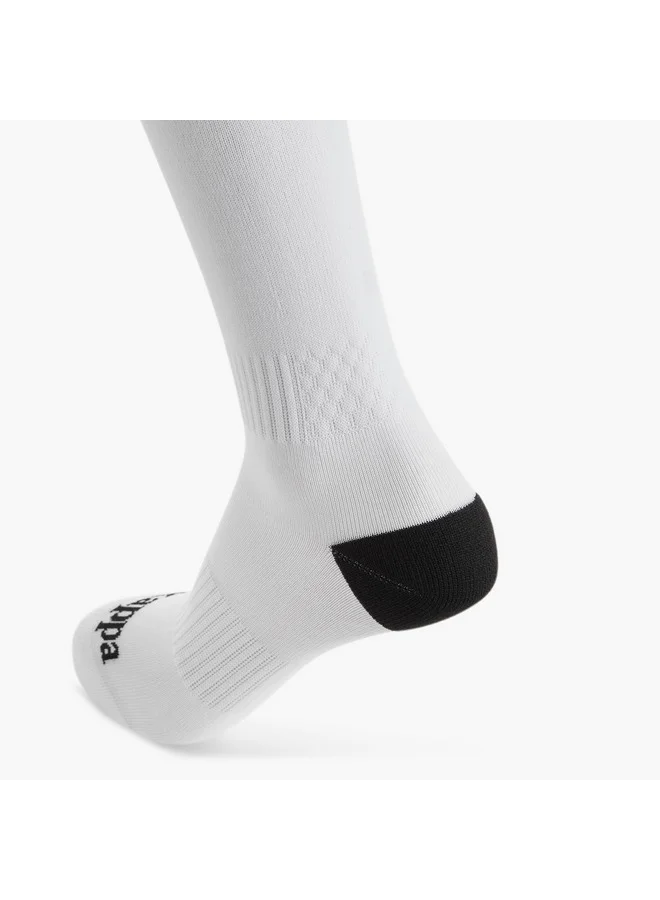 Kappa Boys Logo Print Non Terry Socks - Set of 2