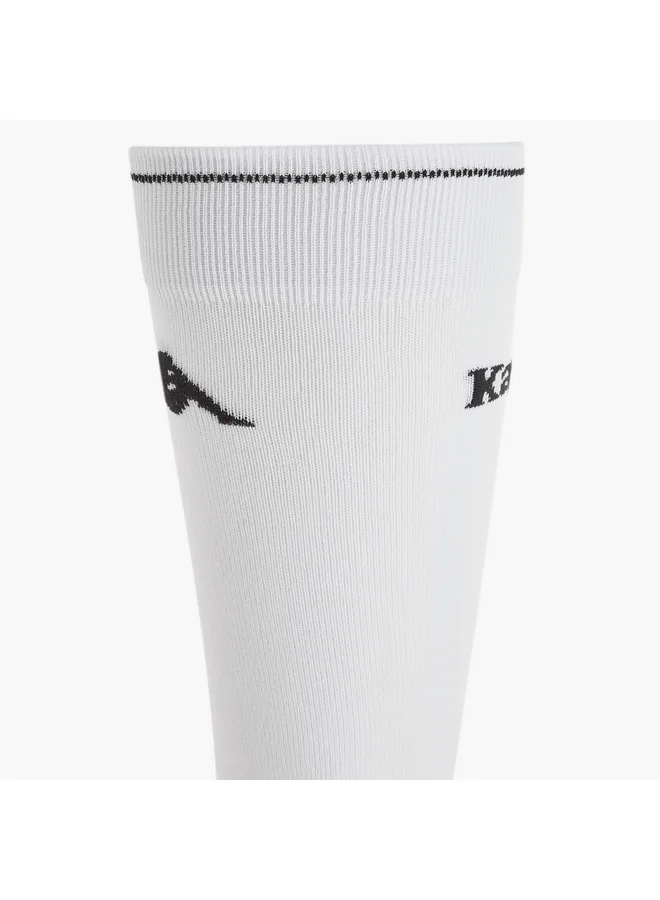 Kappa Boys Logo Print Non Terry Socks - Set of 2