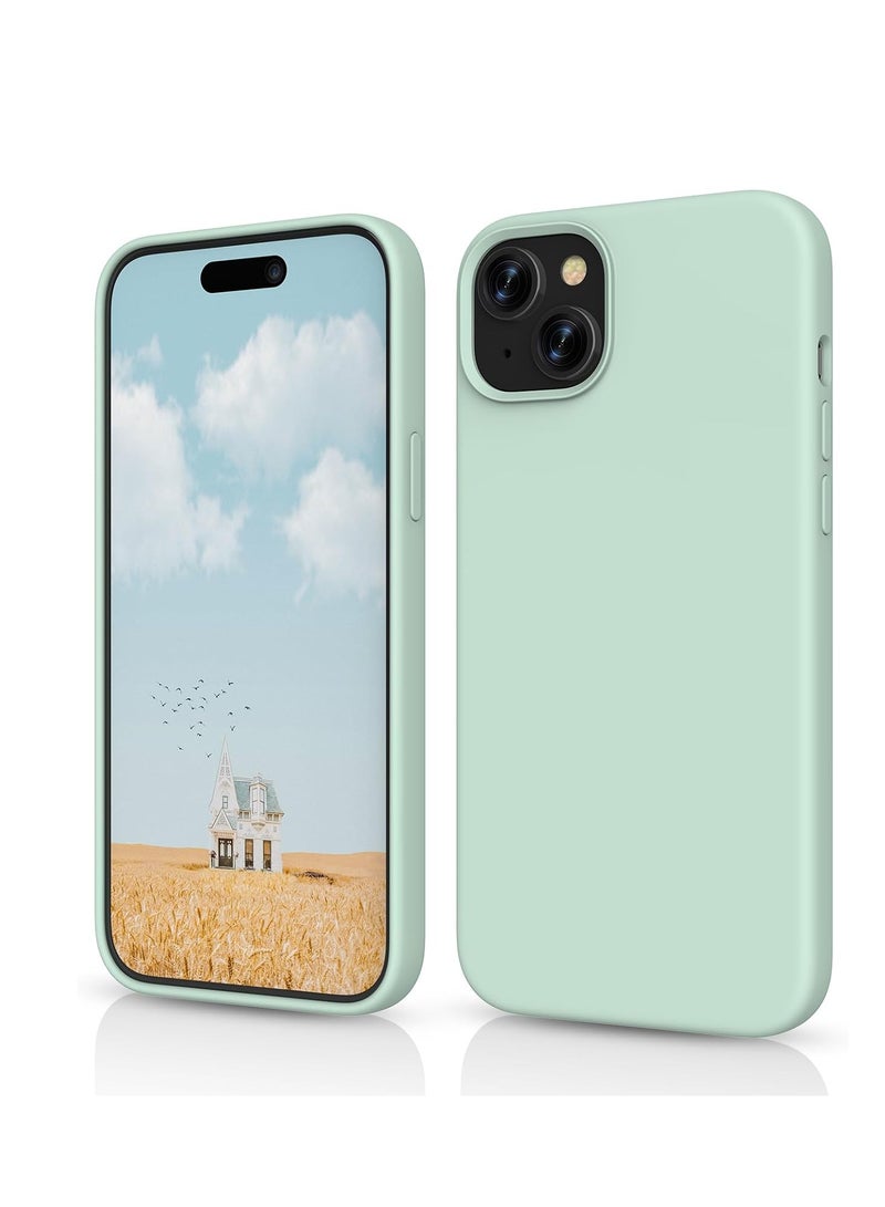 iPhone 14 Case, Silicone Shockproof Slim Thin Phone Case for iPhone 14 6.1 inch (Neon Green) - Image 1