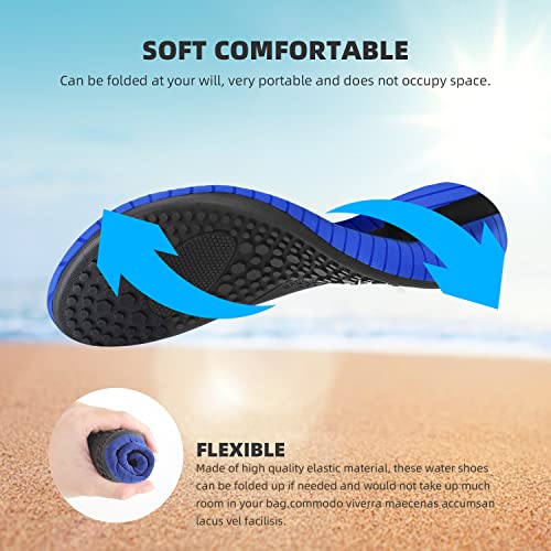 ATHMILE Water Shoes for Women Men Quick-Dry Aqua Socks Swim Beach Barefoot Yoga Exercise Wear Sport Accessories Pool Camping Must Haves Adult Youth Size - Image 4