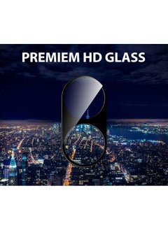 Generic HD Full Coverage Tempered Glass Camera Protector Anti-Scratch Drop Protection Slim Design for Realme C55 Black  - Image 5
