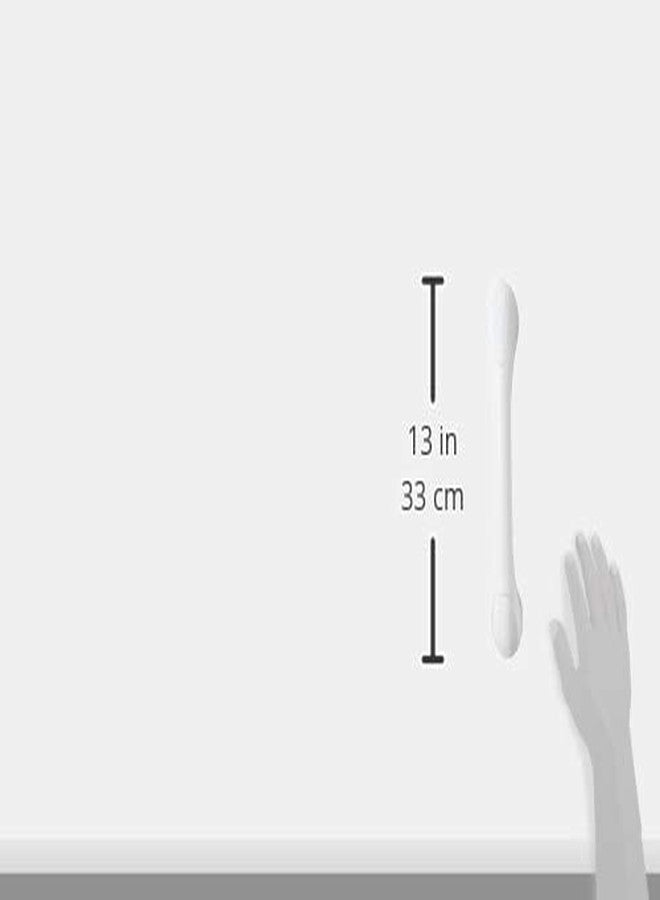Moen LR2250DW 9-Inch Home Care Designer Hand Grip, Glacier White - Image 3