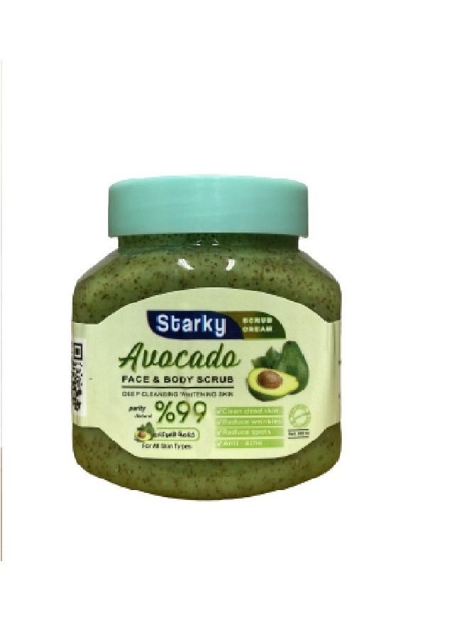Starky Avocado Face And Body Scrub 300ml 