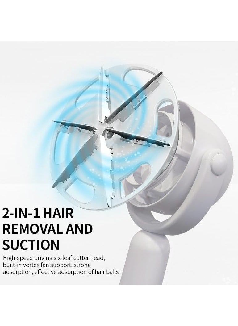 Cuken - Rechargeable Fabric Shaver, Efficient and Durable Lint Remover, Portable Sweater Shaver with 3 Speeds, LED Digital Display and 6 Leaf Blades, Lint Remover for Clothes, Carpets, Sofas and Furniture - Image 1