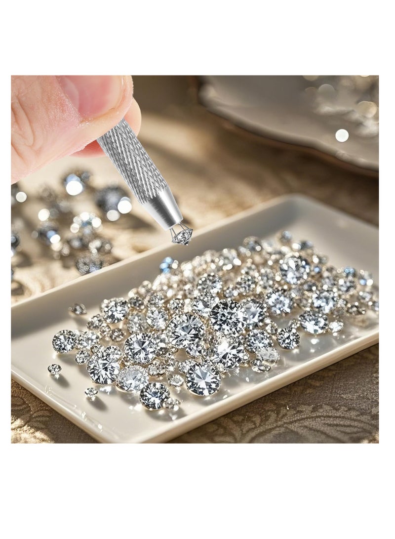 SUNSAR 4-Piece Ball Grabber Tool Set, Bead Pickup Tool with 4 Prongs, Diamond Claw Screw Catcher for Electronic Components, Small Parts - Image 3