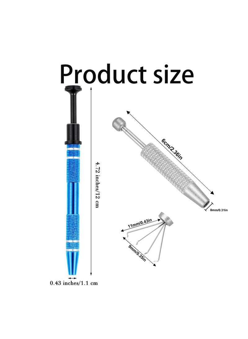 SUNSAR 4-Piece Ball Grabber Tool Set, Bead Pickup Tool with 4 Prongs, Diamond Claw Screw Catcher for Electronic Components, Small Parts - Image 2