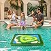 Cupohus Stable Floating Golf Green for Pool35x 24 Floating Chipping Green Practice Mat Adult Fun Backyard Water Golf Games Gift Support Training Competition for 4 Golfers Simple Model - Image 4
