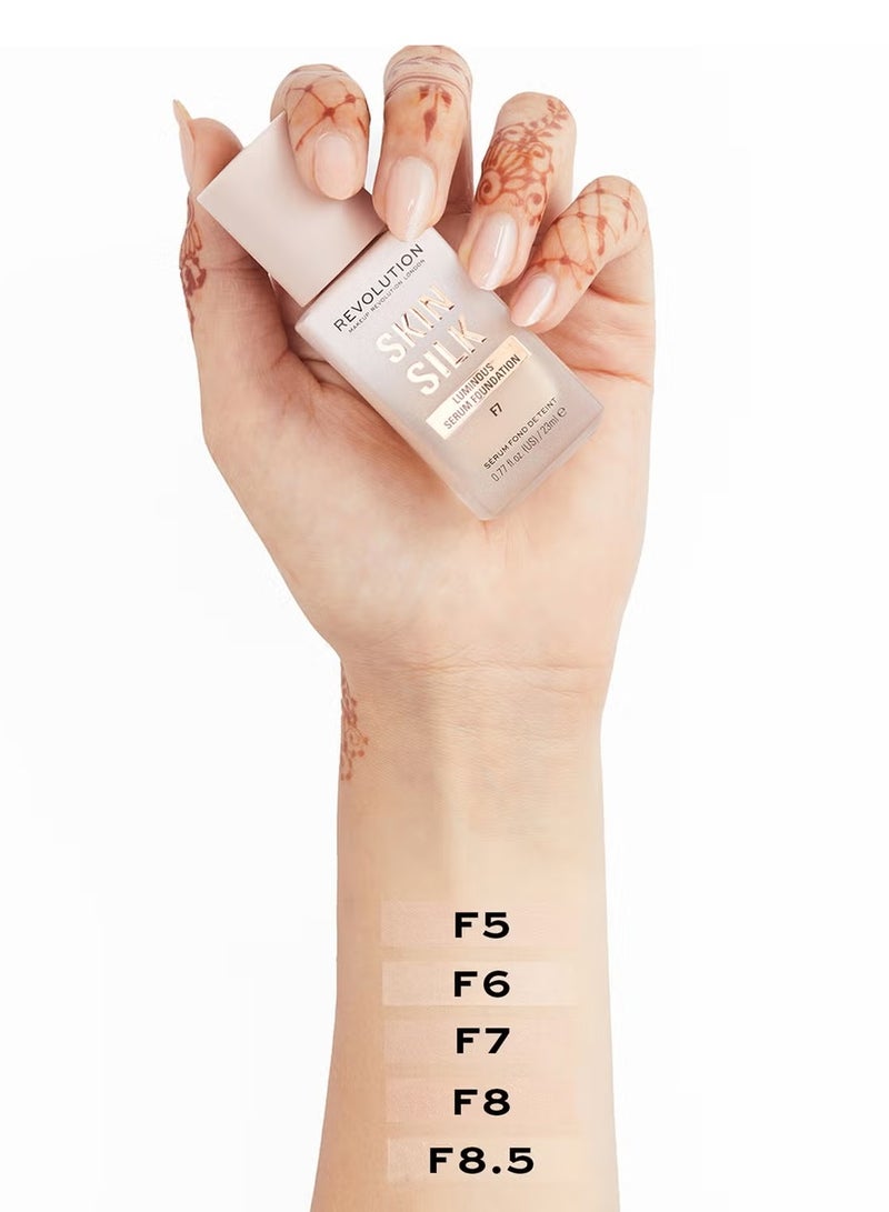 REVOLUTION كريم أساس سيروم سيلك سكين F7 - Image 3