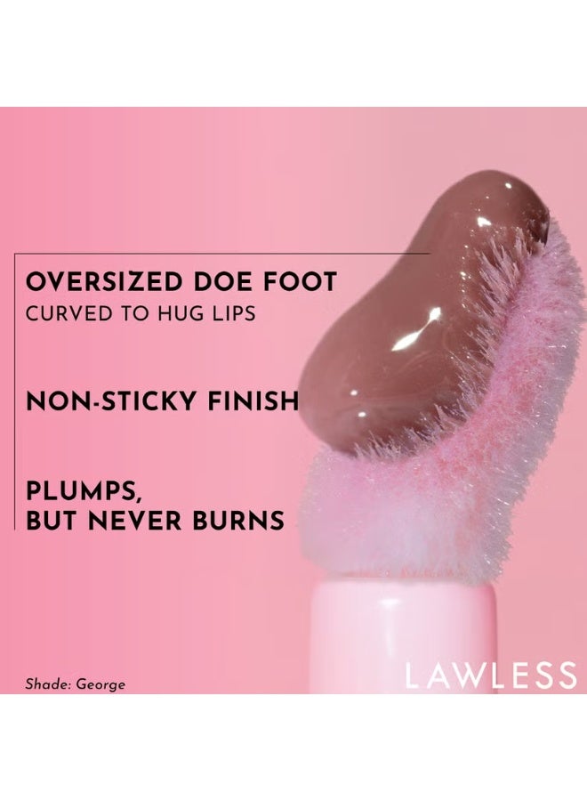 LAWLESS BEAUTY Forget The Filler Lip Plumper Line Smoothing Gloss - George - Image 3