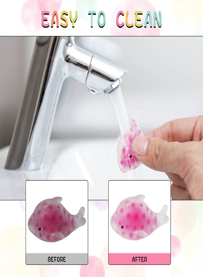Miaopen 24PCS Mini Squishy Stress Balls Fidget Toys, Dinosour Sea Animals Sensory Squeeze Ball Toys to Relax Party Favors Birthday Gifts Easter Egg Filler - Image 4