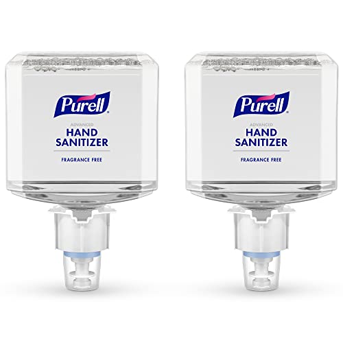 PURELL Advanced Hand Sanitizer Gentle Free Foam Fragrance Free 1200 mL Refill for PURELL ES6 Automatic Hand Sanitizer Dispenser Pack of 2 645102 - Image 1