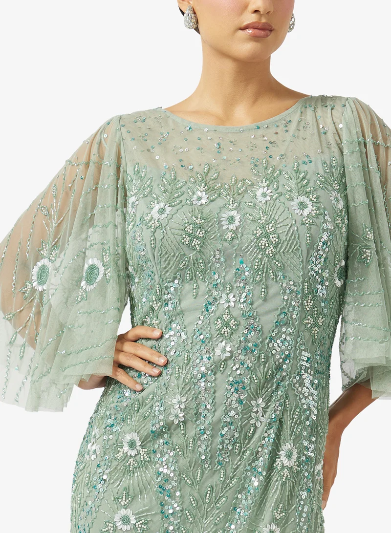 Namshi X  Embellished Evening Gown for Women | Best Price UAE