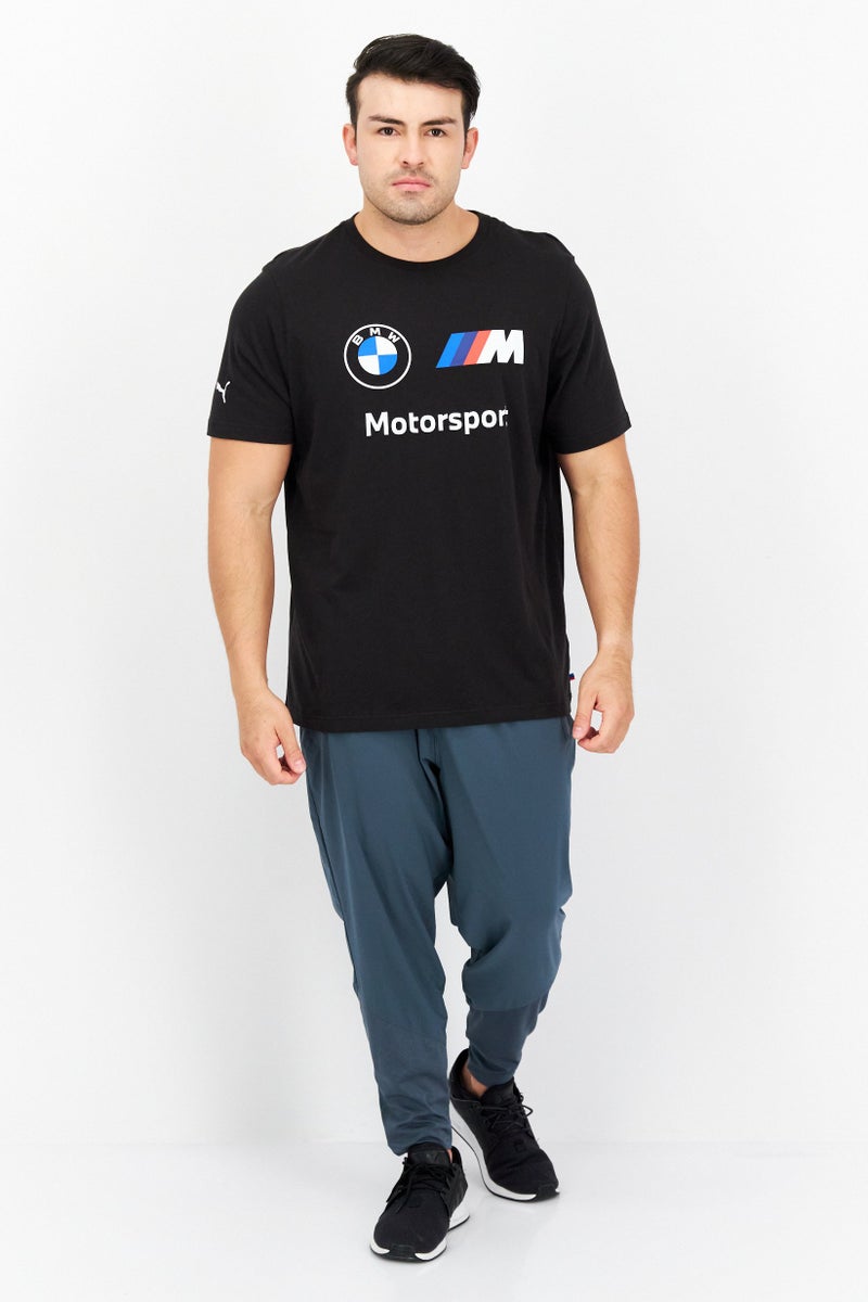 Puma x BMW Motorsport Men Sportswear Fit Short Sleeve Outdoor T-Shirt, Black - Image 3