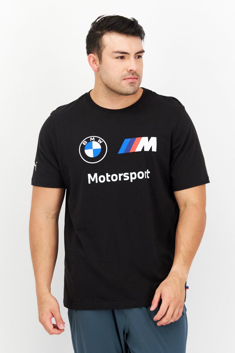Puma x BMW Motorsport Men Sportswear Fit Short Sleeve Outdoor T-Shirt, Black - Image 1