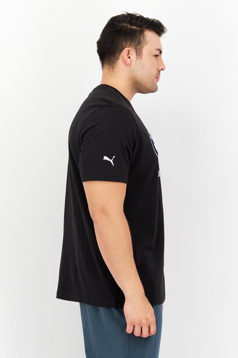 Puma x BMW Motorsport Men Sportswear Fit Short Sleeve Outdoor T-Shirt, Black - Image 2
