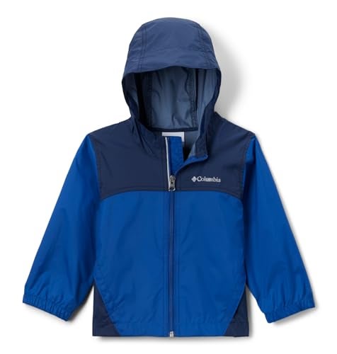 Columbia Youth Boys Glennaker Rain Jacket, Mountain Blue/Collegiate Navy, Large - Image 4