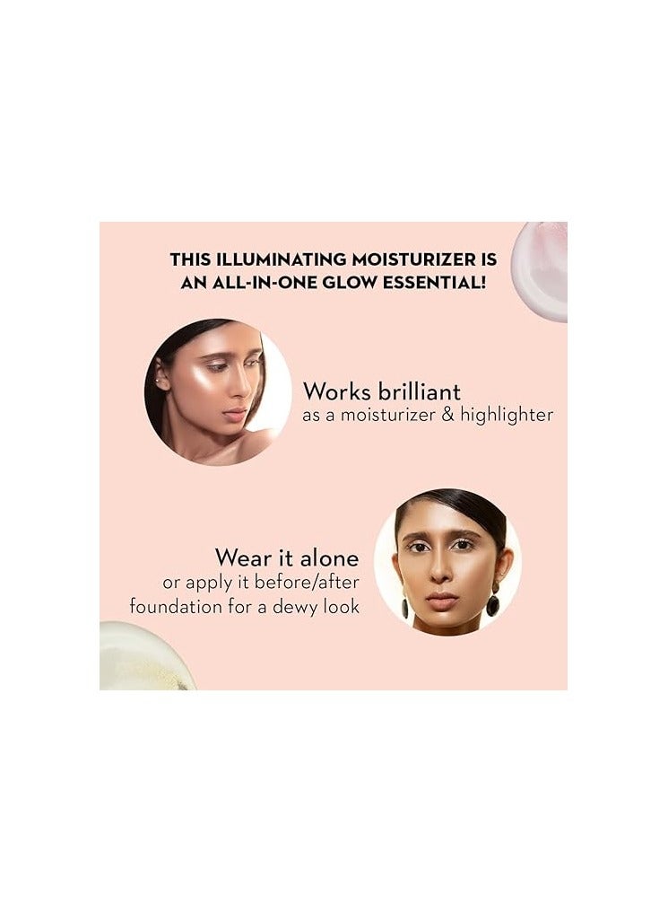 SUGAR Cosmetics Bling Leader Illuminating Moisturizer 01 Gold Diggin' Warm Gold Highlighter with Pearl Finish Lightweight Moisturizer and Highlighter, Protects against Pollution, Multi - Image 4
