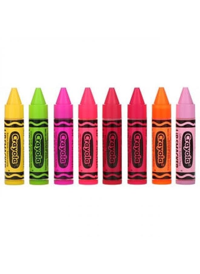 Lip Smacker Lip Smacker Crayola Lip Balm Party Pack 8 Pieces 0.14 oz 4.0 g Each  - Image 1