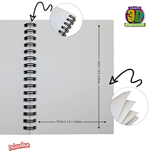 3D LiveLife Jotter - Highland Cattle from Deluxebase. Lenticular 3D Cow 6x4 Spiral Notebook with plain recycled paper pages. Artwork licensed from renowned artist David Penfound - Image 4