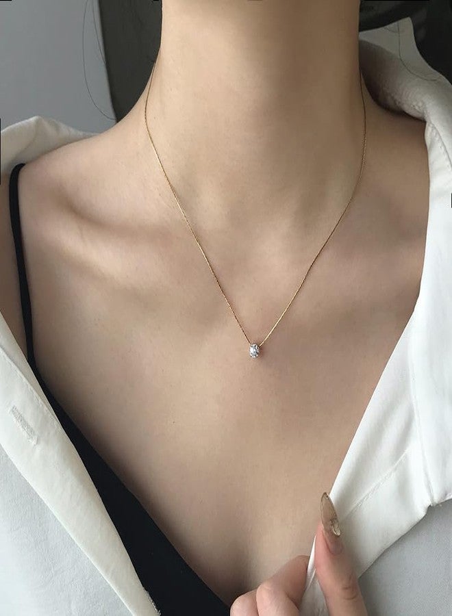 SHAHEEBA Korean Fashion Dainty Necklace for Women and girls | Anti-Tarnish Chain with Elegant Pendant | Stylish & Trendy Everyday Wear Jewelry (golden) - Image 3