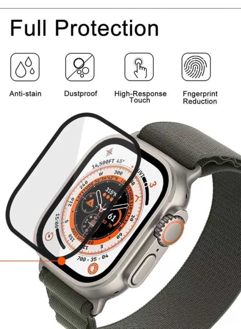 3 nano pieces to protect the screen of the Apple Watch version 8  size 45mm - Image 1