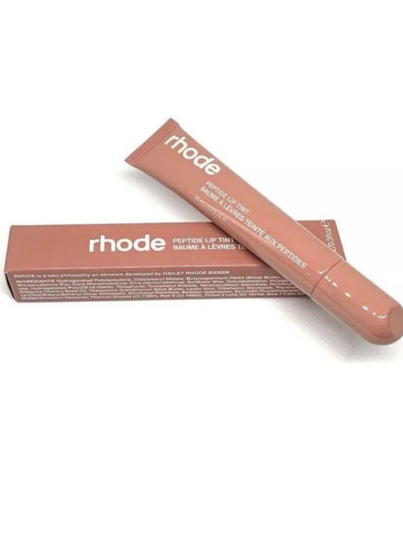 rhode Peptide Lip Tint, Lip Gloss Lip Balm Moisturizes Lips, Tinted Lipstick, Helps Lock Moisture for Fuller & Softer Lips 10ml (toast) - Image 1