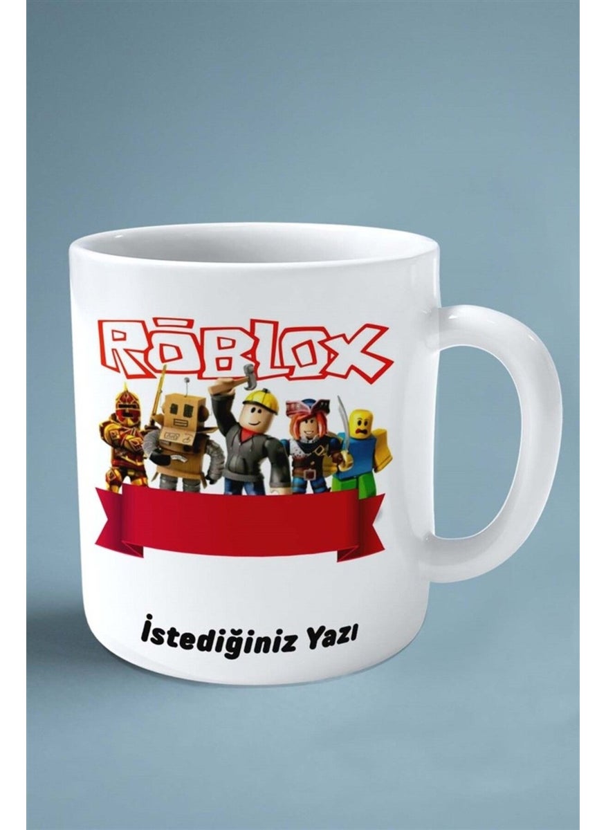 Alpşan Ticaret - Roblox Game Printed Mug Double Sided Printing Personalized White Model 5 - Image 1