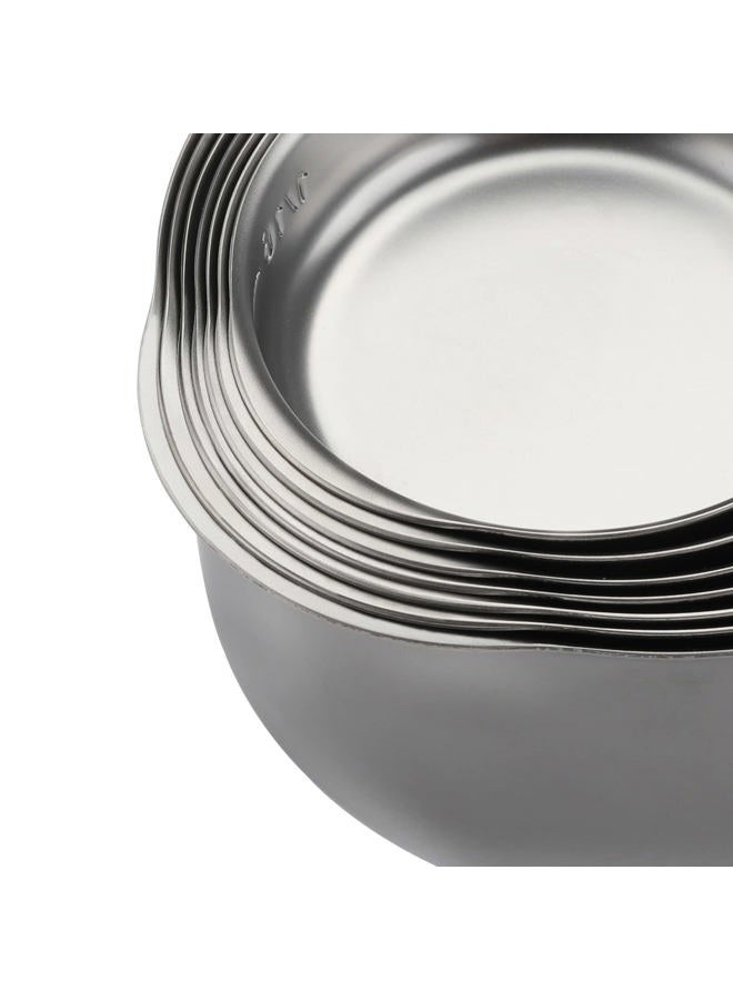 X-zrew Stainless Steel Measuring Cups Set of 7 Stackable Heavy Duty Measuring Cups for Dry and Liquid Ingredients - Image 4