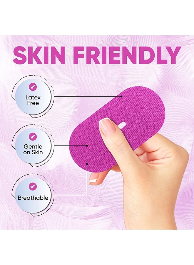 شريط للفم للنوم، شرائط مضادة للشخير من أجل نوم أفضل، مريح ولا يسبب الحساسية، يعزز التنفس الأنفي (وردي، 30) - Image 3