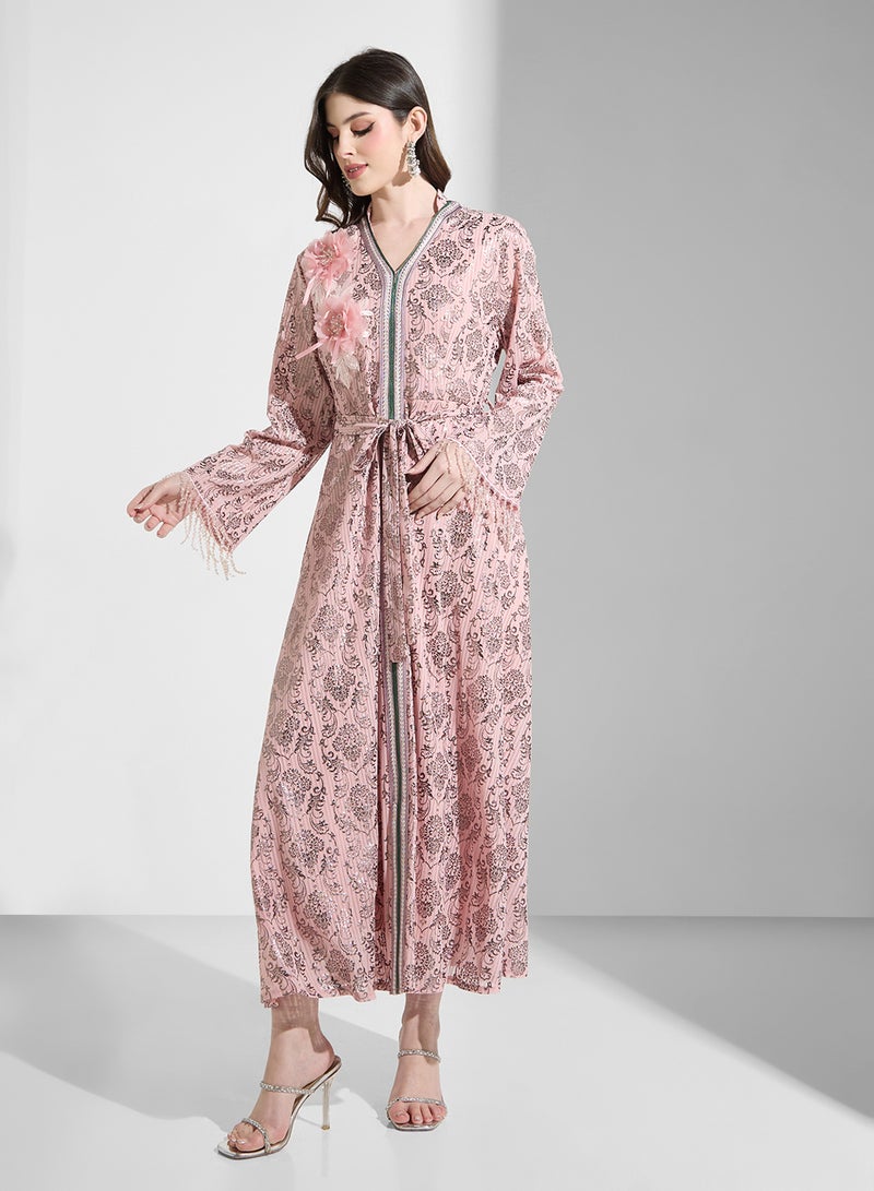 Khizana Floral Print Maxi Dress - Image 1