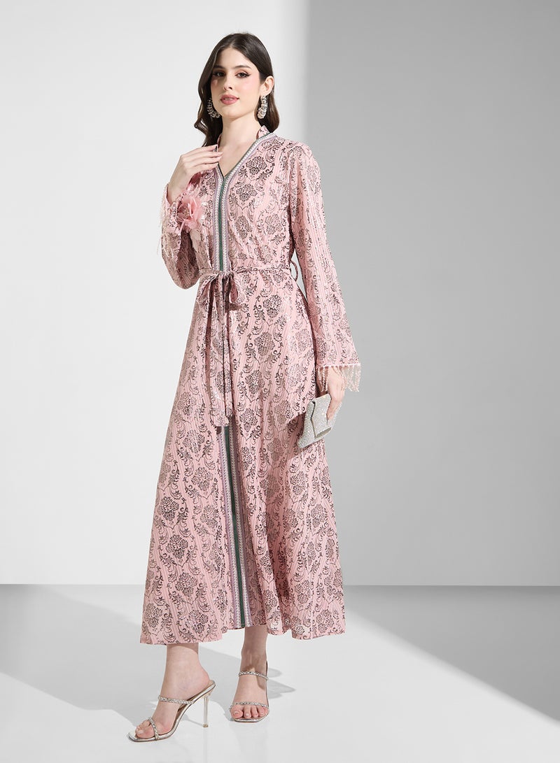 Khizana Floral Print Maxi Dress - Image 4